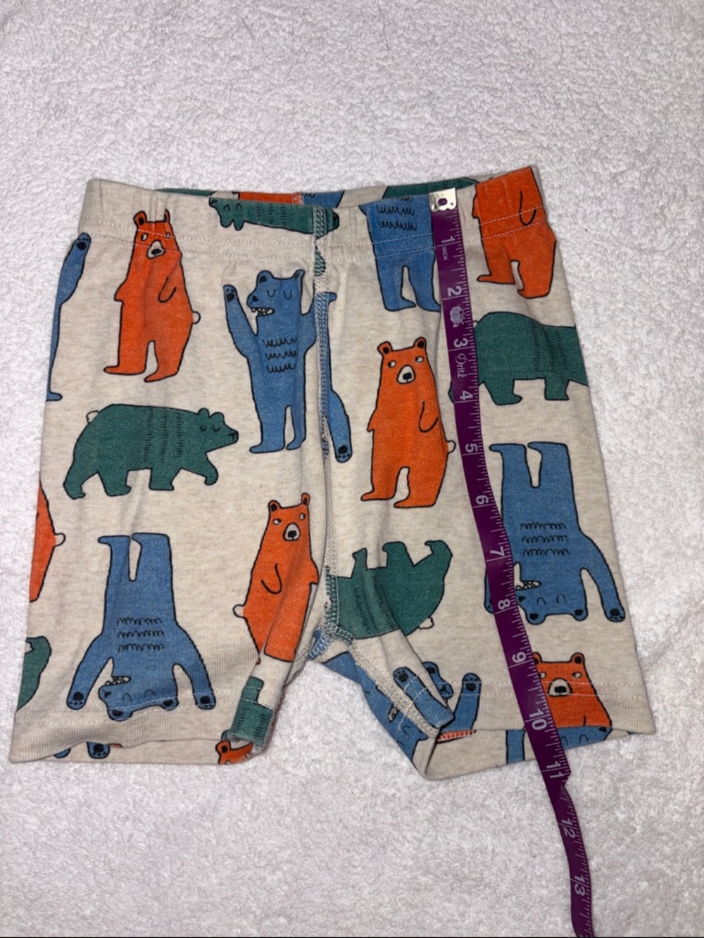 Hanna Andersson Kids summer Beige Bear Print Pajama Set organic 110 cm us 5 - Picture 4 of 8